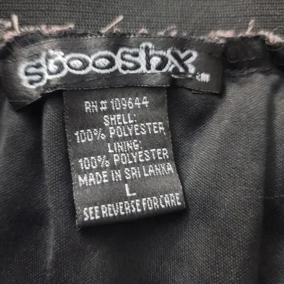 Stooshy Mini Skirt Brown Black Floral Womens Size Large - Picture 4 of 4